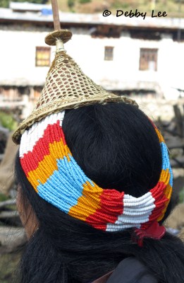 Bhutan Laya Women Conical Hat