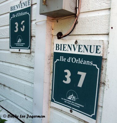 Ile d'Orleans Number Signs