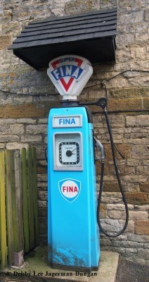 Old Petrol Pumps Fina Cotswolds