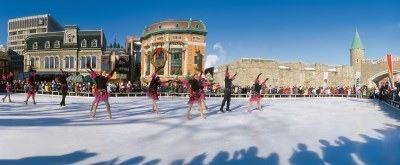 Ice Skating at place dYouville