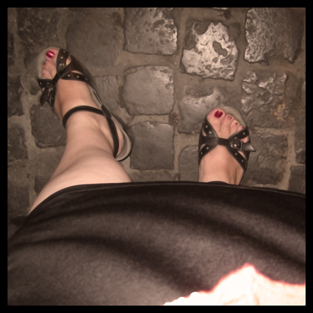 Solo travel, self portrait, Rome, Italy, shoes