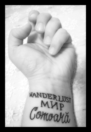 Wanderlust Wanderlust has been my favorite English word since the 7th grade 