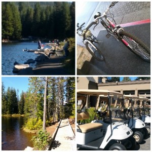 Hiking at Trillium Lake, biking and golf at The Resort.