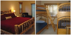 The master suite and bunk room