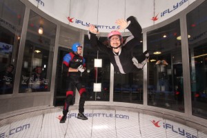 solo flying at iFly Seattle