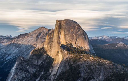 Half Dome Yosemite National Park is one of the most popular hiking spots in California
