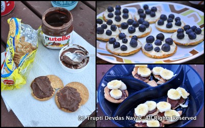 Nutella Biscuits Cheese Camping