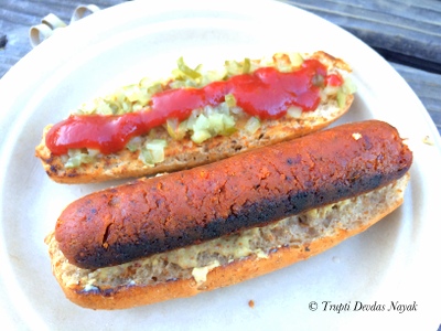Vegan Hot Dog Campfire
