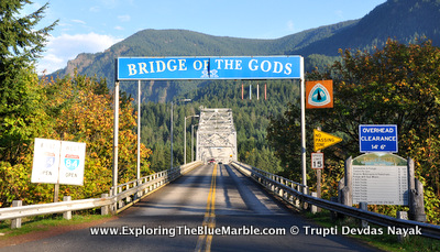 Driving On Bridge Of The Gods