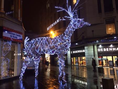 Giant Reindeer Birmingham UK