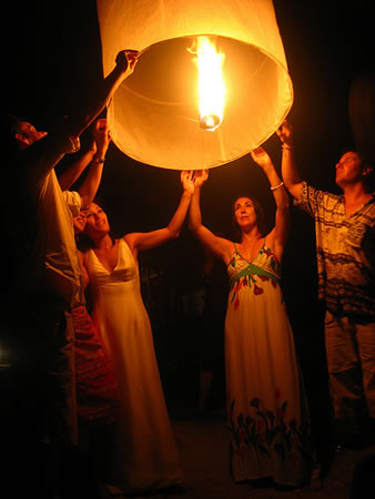 Loy Krathong lantern