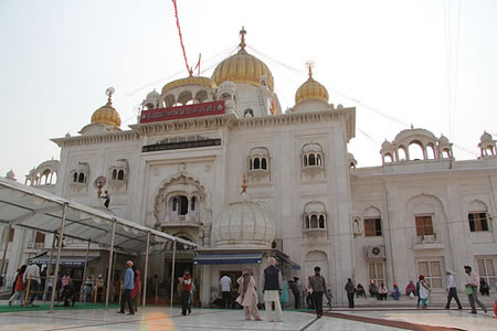 Sikh temple exterior in India
