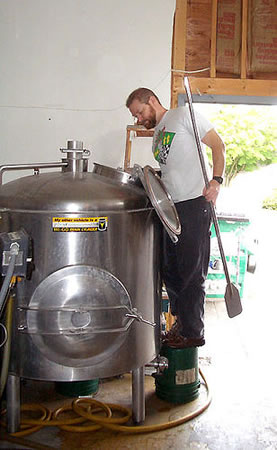 Brewing at Tangletown Elysian