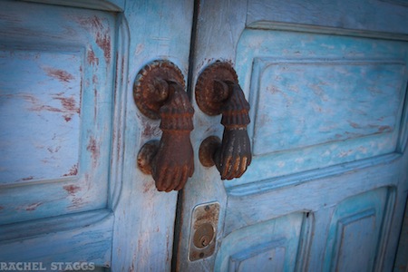 lolo lorena guestroom gourmet b&b antique door knockers europe