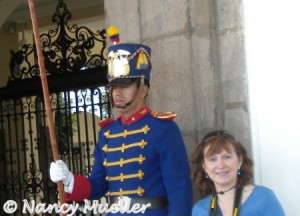 Guard at Palacio de Gobierno