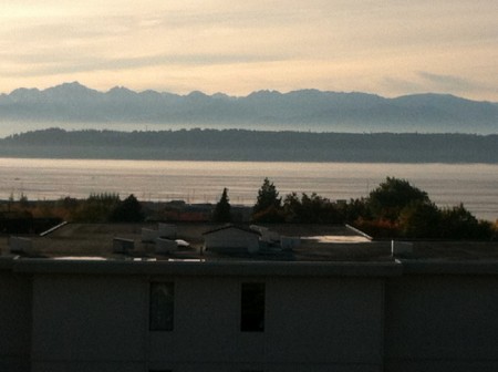 The Olympics and Puget Sound