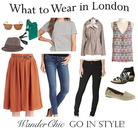What to Wear in London Collage