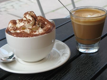 Hot chocolate and coffee, Malmo, Sweden