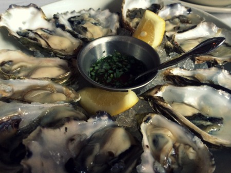 Oysters for brunch at Presidio Social Club