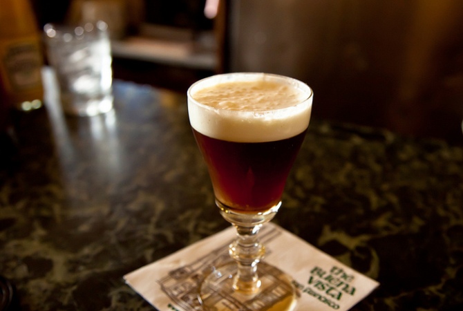 Irish Coffee at the Buena Vista in San Francisco