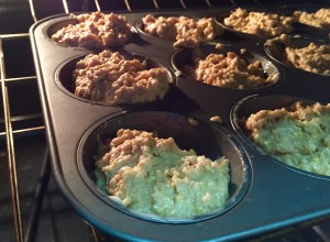 Bake walnut millet muffins
