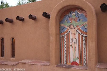El Santuario de Chimayó native american adobe jesus mosaic santa fe new mexico rancho de chimayo
