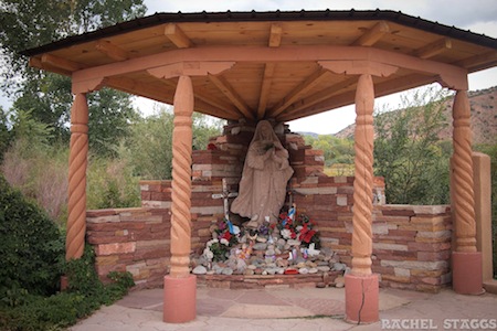 rancho de chimayo outdoor sanctuary icon shrine santa fe new mexico El Santuario de Chimayó