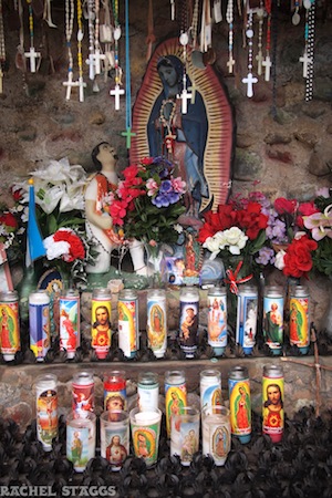 rancho de chimayo prayer candles alter santa fe new mexico El Santuario de Chimayó 
