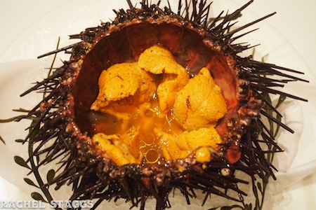 sea urchin at ESCA in NYC