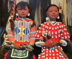 Native American Dolls (one with a doll of her own)