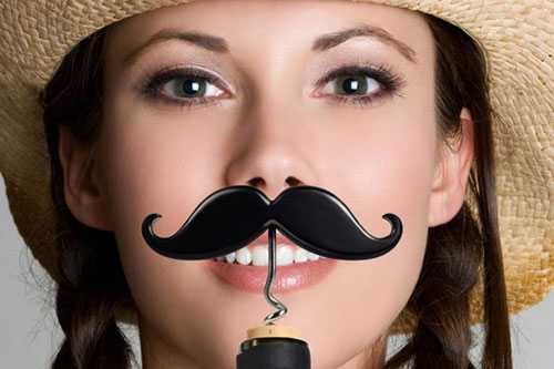 Handlebar Mustache Corkscrew