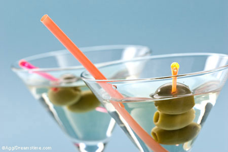 Martinis and olives