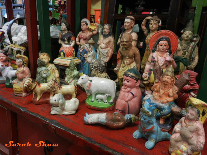 Vintage Indian figurines at Cargo