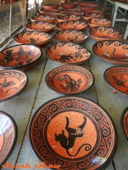 Pottery from Guatil in Costa Rica