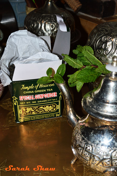 Moroccans use Chinese Gunpowder Green Tea 