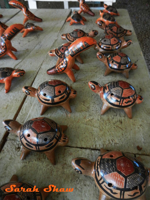 Turtle whistles from Guatil, Costa Rica