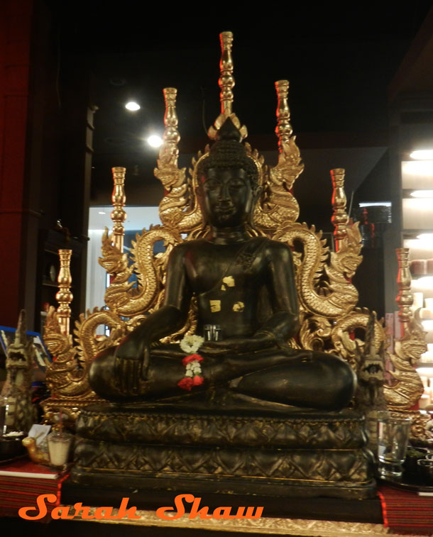 Antique Buddha in the Fai Sor Kam altar