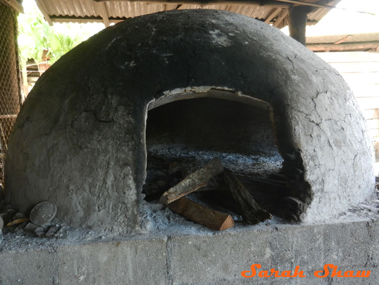 A kiln at Willy's Pottery in Guatil, Costa Rica