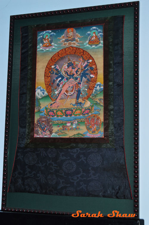 Custom framed Tibetan Thangkha