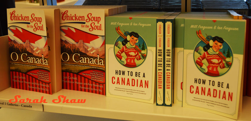 Canadian themed books at the Royal Ontario Museum Store