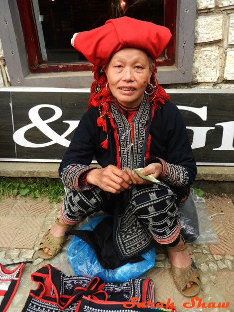Red Dao woman Sapa Vietnam