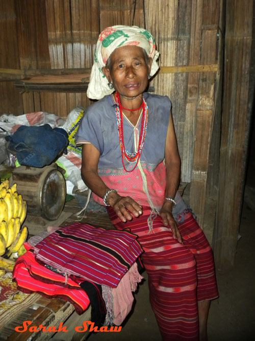 White Karen woman near Chiang Rai, Thailand