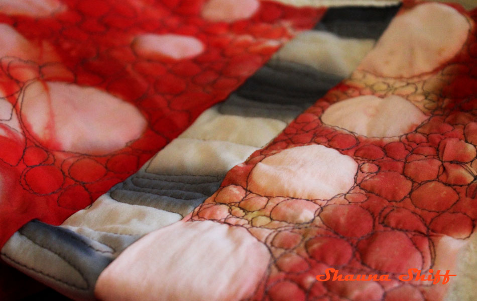 Free motion quilting from One Room Fibers