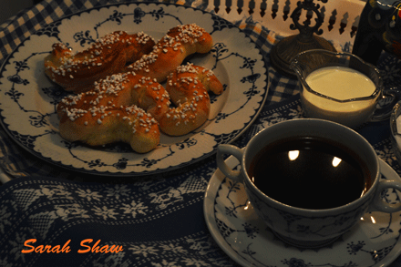 Lucia Buns and Coffee