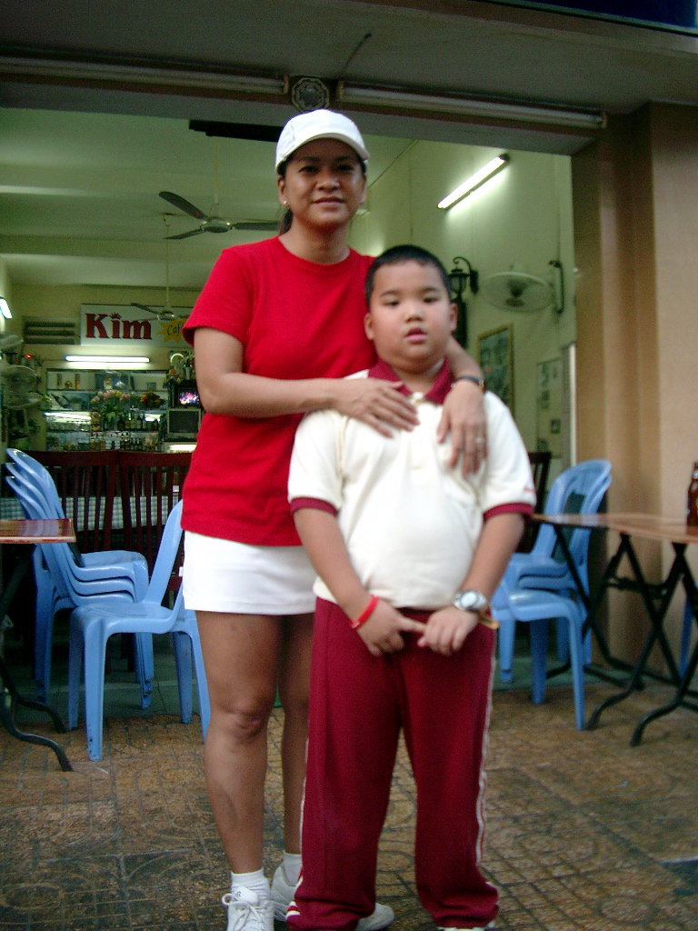 Kim with Andy