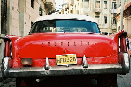 Car in Havana Cuba What We Leave Behind by Kelly Westhoff
