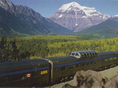 VIA Rail Canada and Rockies