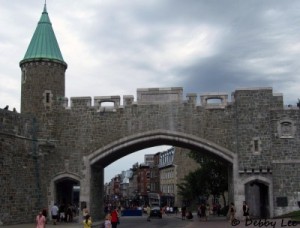 One of Four Gates in Quebec City Wall