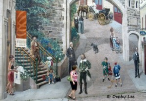 Quebec City Mural Closeup