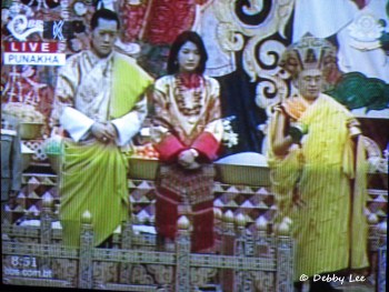 King of Bhutan Wedding on TV